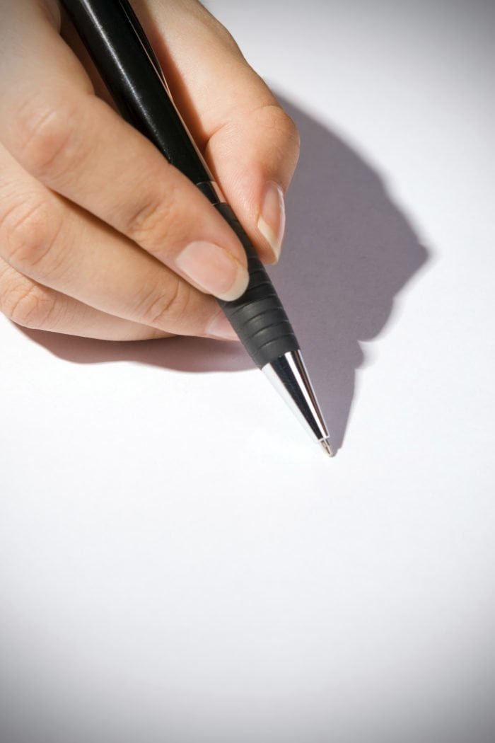 Business documents ready for review